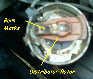 A typical distributor and rotor